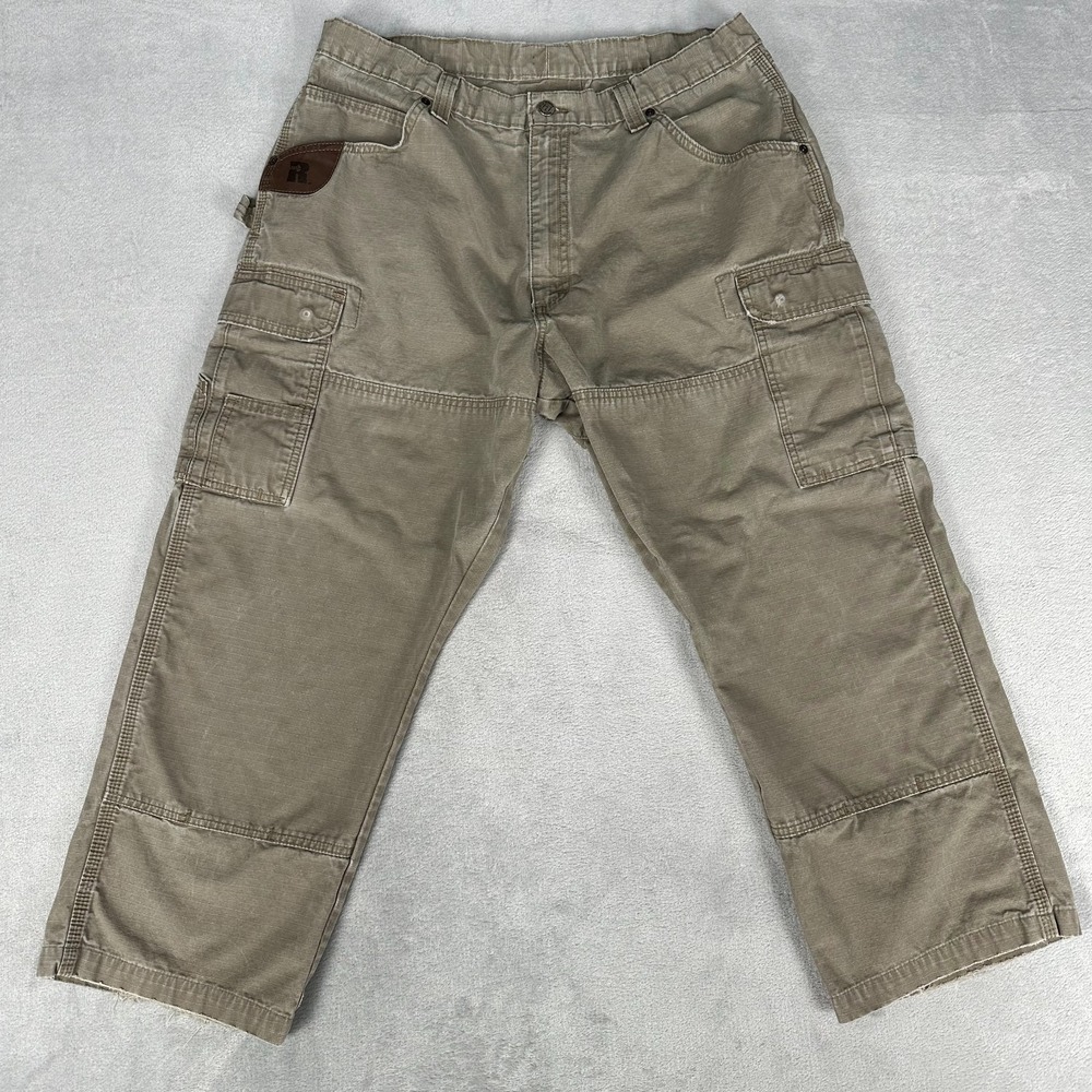 Wrangler Riggs Workwear Pants Mens 40x30 Khaki Carpenter Utility‎